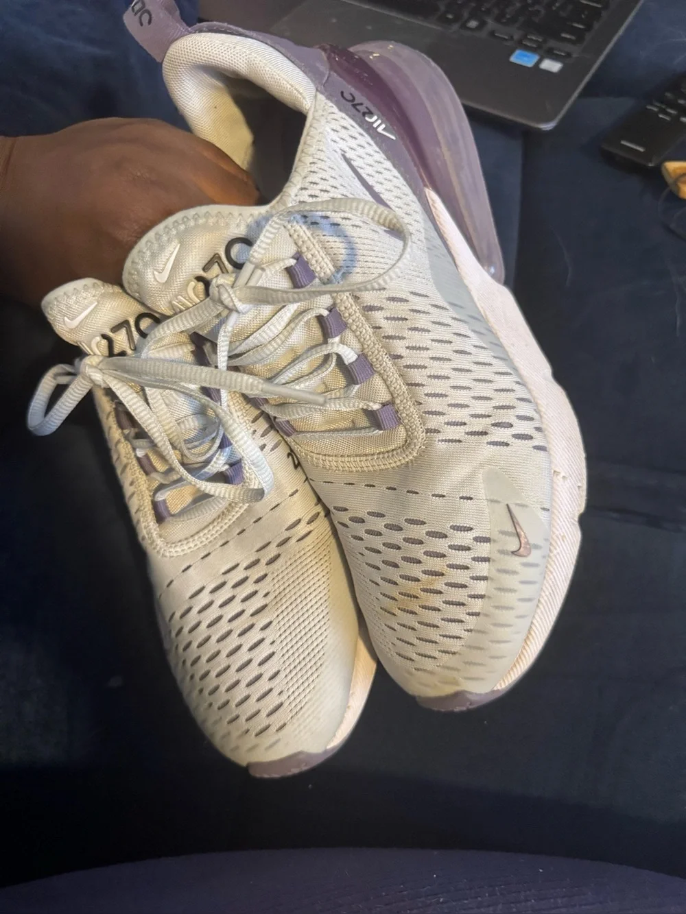 Nike Air Max 270 Pure Platinum White Lilac Bloom